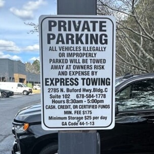 Regulatory Signs